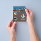 Diensten voor het herstel van huizen flyer (Hand)