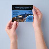 Diensten voor het herstel van woningen flyer (Hand)