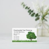 Diensten voor het inkorten van bomen visitekaartje (Staand voorkant)