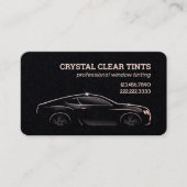 Diensten voor het kleuren van autoruiten visitekaartje (Voorkant)