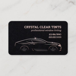 Diensten voor het kleuren van autoruiten visitekaartje