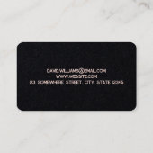 Diensten voor het kleuren van autoruiten visitekaartje (Achterkant)