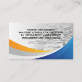 Diensten voor het reinigen van drukwas visitekaartje (Achterkant)