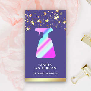 Diensten voor het reinigen van goudflesjes met Paa Visitekaartje