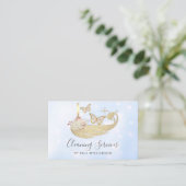 Diensten voor het reinigen van vlinderbloemige vli visitekaartje (Staand voorkant)