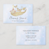 Diensten voor het reinigen van vlinderbloemige vli visitekaartje (Voorkant / Achterkant)