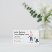 Diensten voor het reinigen van wasdrogers visitekaartje (Staand voorkant)