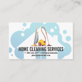 Diensten voor het schoonmaken van het huis | Vacuü Visitekaartje (Voorkant)