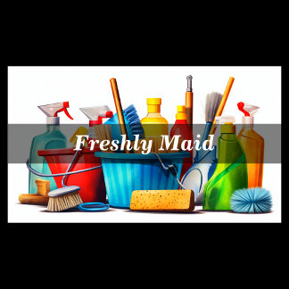 Diensten voor het schoonmaken van het huis visitekaartje