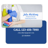 Diensten voor het schoonmaken van het huis visitekaartje