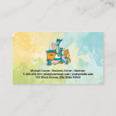 Diensten voor het schoonmaken van huizen | Schoonm Visitekaartje (Achterkant)