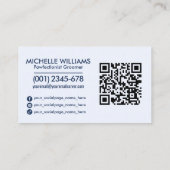 Diensten voor het verzorgen van huisdieren visitekaartje (Achterkant)