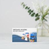 Diensten voor levering van auto's | Koerierschauff Visitekaartje (Staand voorkant)