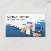 Diensten voor levering van auto's | Koerierschauff Visitekaartje (Voorkant)