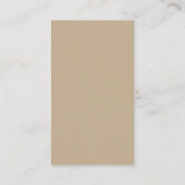 Diensten voor levering van een tas voor supermarkt visitekaartje (Achterkant)