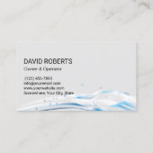 Diensten voor reiniging van het huis Professionele Visitekaartje (Achterkant)