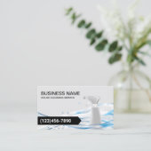 Diensten voor reiniging van het huis Professionele Visitekaartje (Staand voorkant)