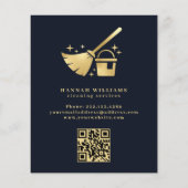 Diensten voor reiniging van zee- en goudmakerijen flyer (Achterkant)