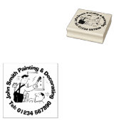 Diensten voor schilderen en decorteren rubberstempel (Gestempeld)