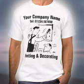 Diensten voor schilderen en decorteren t-shirt