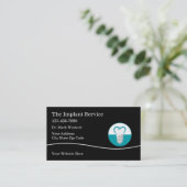 Diensten voor tandheelkundig implantaat  visitekaartje (Staand voorkant)