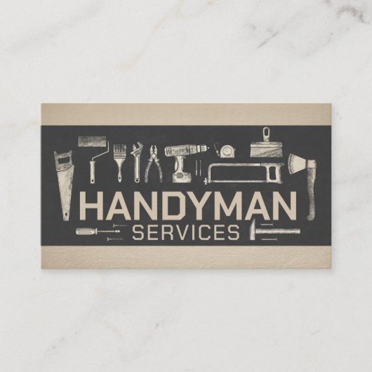 Diensten voor thuisverbetering en reparatie visitekaartje (Voorkant)