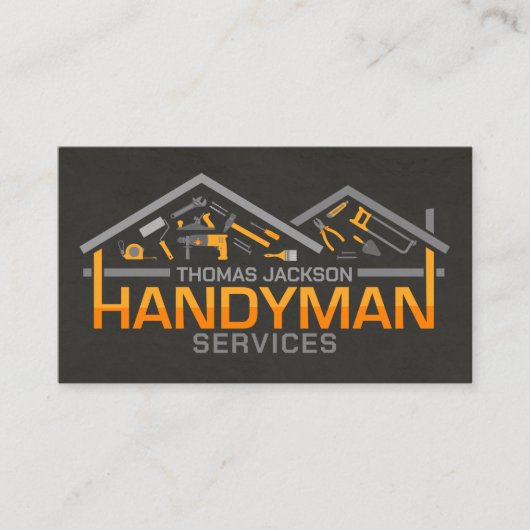 Diensten voor thuisverbetering en reparatie visitekaartje (Voorkant)