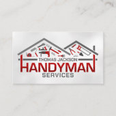 Diensten voor thuisverbetering en reparatie visitekaartje (Voorkant)