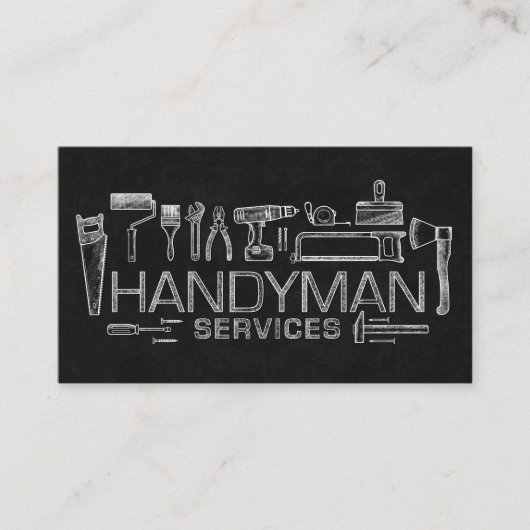 Diensten voor thuisverbetering en reparatie visitekaartje (Voorkant)