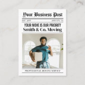 Diensten voor Visitekaartje, verpakking en verplaa Contactkaartje (Voorkant)