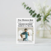 Diensten voor Visitekaartje, verpakking en verplaa Contactkaartje (Staand voorkant)