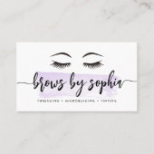 Diensten voor Waterverf van lavender Visitekaartje (Voorkant)