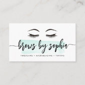 Diensten voor Waterverf van pasta's Visitekaartje (Voorkant)