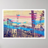 Dienstendistrict Sanfran-see-peaks francisco Poster (Voorkant)