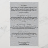 Dienstenmenu Flyer (Achterkant)