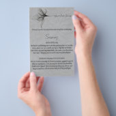 Dienstenmenu Flyer (Hand)