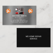 Dienstenservice monteur | Apparaten | Tech Visitekaartje (Voorkant / Achterkant)