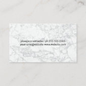 dienstmeisje Cartoon | Huisdiensten Visitekaartje (Achterkant)