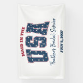 Dienstmeisje in de VS, Sterren, Strepen Bruidsmeis Spandoek (Verticaal)