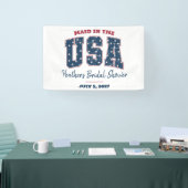 Dienstmeisje in de VS, Sterren, Strepen Bruidsmeis Spandoek (Beurs)