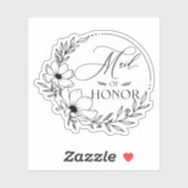 dienstmeisje sticker (Vel)