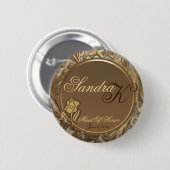  dienstmeisje van Elegant Keepomwille Button (Voorkant /achterkant)