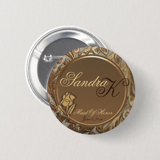  dienstmeisje van Elegant Keepomwille Button (Voorkant /achterkant)