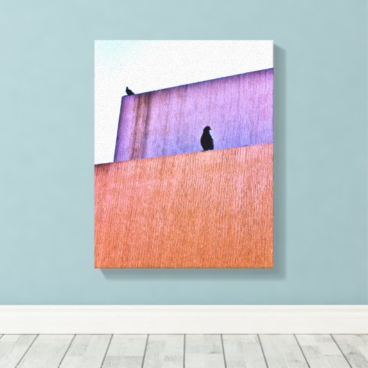 Dienstrecht Canvas Afdruk (Insitu (Houten vloer))