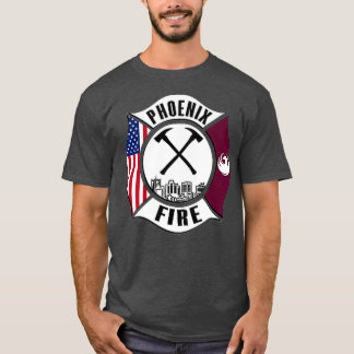 Dienstrecht van de brandweer van Phoenix Arizona T-shirt