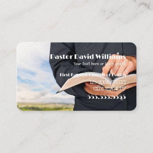 dienstreis visitekaartje (Voorkant)