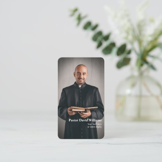 dienstreis visitekaartje (Staand voorkant)