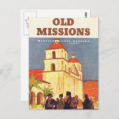  dienstreizen Santa Barbara Briefkaart (Voorkant / Achterkant)