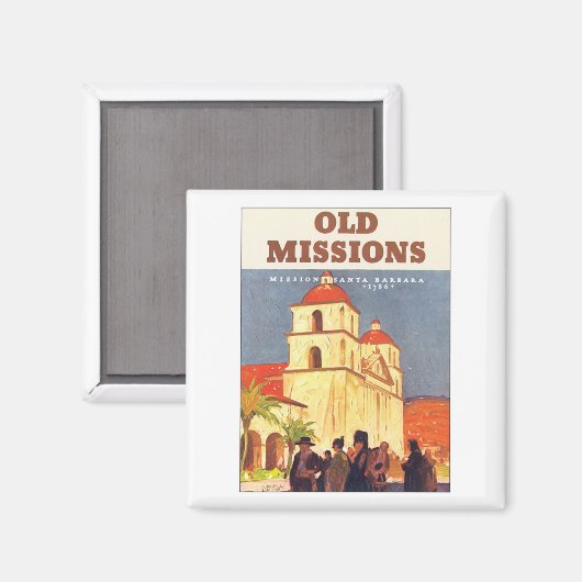  dienstreizen Santa Barbara Magneet (Voorkant / Achterkant)