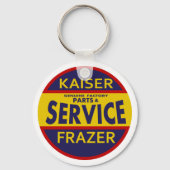  dienstteken Kaiser Frazer rood/blauw Sleutelhanger (Voorkant)